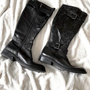 ENZO ANGIOLINI Tall Leather Boots Size 10M
